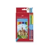 Faber-Castell 110312 Matite colorate ECO + 3 Bicolore Anteprima dell’immagine prodotto 4