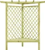 Pergola d'angle avec banc 130×130×197 cm Bois de pin Voir les images du produit 1