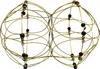 4D Mandala dekoratives Drahtgeflecht gold schwarz Produktbild-Vorschau 2