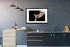 MuchoWow® Gerahmtes Poster Giraffe - Tiere - Schwarz - Produktbild-Vorschau 5