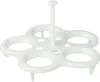 A white egg holder for an egg cooker. Produktbild-Vorschau