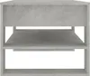 vidaXL Konferenční stolek Concrete Grey 102x55x45 cm Náhled obrázku produktu 4