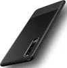 A black smartphone case with a carbon fiber texture is shown at an angle against a white background. Náhľad obrázku produktu