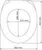 WENKO Premium WC SITZ MIRA Klo Brillen Toiletten Deckel Produktbild-Vorschau 7