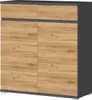 Schuhschrank >LISSABON< in Anthrazit / Produktbild-Vorschau 1