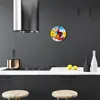 Glasuhr Wanduhr Küchenuhr Echt-Glas 30fi cm Cocktail Produktbild-Vorschau 3