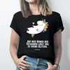 Mr. & Mrs. Panda S T-Shirt Einhorn Cocktail - Schwarz - Produktbild-Vorschau 3