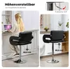 HOMCOM Barhocker, Höhenverstellbar Barstuhl mit Produktbild-Vorschau 4