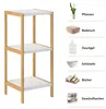 CASARIA® Badezimmer Regal Bambus Holz 3 Ablagen Produktbild-Vorschau 6