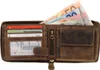 Greenburry Geldbörse Leder braun quer Vintage Produktbild-Vorschau 7