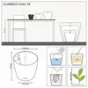 LECHUZA-Pot de plantes CLASSICO Color 18 Blanc | Pot de Voir les images du produit 12