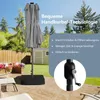 COSTWAY podwójny parasol 450x260cm z panelem słonecznym Podgląd zdjęcia produktu 8