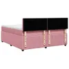 Boxspringbett mit Matratze Rosa 180x200 cm Samt Produktbild-Vorschau 8