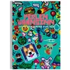 A book cover with many pixelated cartoon characters and objects made of beads. Produktbild-Vorschau
