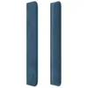 Best Möbel Kopfteil mit Ohren Dunkelblau 163x16x118/128 cm Produktbild-Vorschau 5