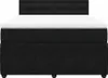 vidaXL Boxspringbed met matras, zwart, 140x200 cm, fluweel Productafbeelding-voorbeeld 6