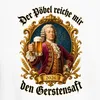 Het "Pöbel" T-shirt, met de tekst "reiche mir den Productafbeelding-voorbeeld 3