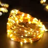 Solar Lichterkette 100 LED / 10 Meter Kabel Draht Deko Produktbild-Vorschau 3
