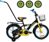 Kinderfahrrad - 16 Zoll - Schwarz und Gelb - für 4-6 Jahre Produktbild-Vorschau 2