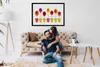Bild - Bilderrahmen - 100 cm x 70 cm - MDF - Rahmen - Foto Produktbild-Vorschau 3