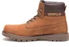 A side view of a brown Caterpillar work boot against a white background. Produktbild-Vorschau