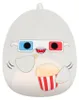 SQUISHMALLOWS Grauer Hai mit Popcorn – Gordon, 35 cm Produktbild-Vorschau 1