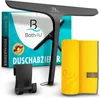 Bath4U Profi Duschabzieher 27,5cm Silikon & Edelstahl für Produktbild-Vorschau 1