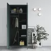 Jan Nowak Kleiderschrank 2 Türig, Metallschrank Glitzernd - Produktbild-Vorschau 7