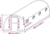 Couverture de rechange pour serre (18 m²) 3x6x2 m Voir les images du produit 4