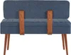 Skye Decor, Vina 1048 - 1 - Walnut, Dark Blue, Bancs, banc, Voir les images du produit 2