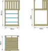 Plattform mit Leiter (120 cm) SKYWOOD Braun H120cm Produktbild-Vorschau 4