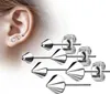 Ohrstecker Spikes Ohrringe Edelstahl Silber 5 mm Produktbild-Vorschau 1