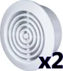 A white ventilation grille is shown against a white background. Podgląd zdjęcia produktu