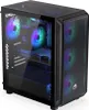 A computer case with internal components and RGB lighting. Anteprima dell’immagine prodotto