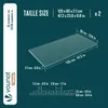VOUNOT® 2er Set Akustikpaneele 120 × 60 × 2,1 cm, Akustik Produktbild-Vorschau 3