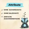 A marketing image with text listing product attributes and a cartoon badger illustration. Podgląd zdjęcia produktu