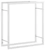 vidaXL Stojak na drewno opałowe 80x28x86 cm stal nierdzewna Podgląd zdjęcia produktu 10