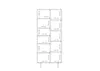 NUBIA Bücherregal R3D Schrank , Mehrzweckschrank (Creme) Produktbild-Vorschau 7