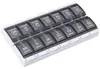 WELLGRO Tablettenbox für 7 Tage - Pillendose je 2 Fächer Produktbild-Vorschau 1