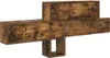 Porte-manteau mural avec étagère Chêne fumé 100 x 12 x 43,5 Voir les images du produit 7
