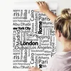10m VLIES WALLPAPER Roll Città del mondo Londra Parigi New Anteprima dell’immagine prodotto 3