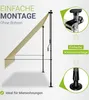 Juskys Klemmmarkise Kapstadt 350x120 cm - Höhenverstellbar, Produktbild-Vorschau 3