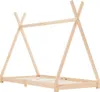 vidaXL Dětský rám postele z borovicového masivu 90 x 200 cm Náhled obrázku produktu 1