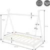 ML-Design Kinderbett Tipi 70x140 cm mit Matratze & Produktbild-Vorschau 7