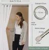 tinycurtains Türvorhang 200x150cm mit Teleskopstange Produktbild-Vorschau 2