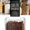 Arendo Vorratsgläser, Glasbehälter 6er Set mit Bambusdeckel Produktbild-Vorschau 4