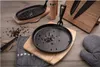 Teller Platte Gusseisen Pfanne Mit Holzbrett Banquet Produktbild-Vorschau 4