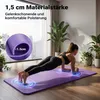 Wiltec Yogamatte violett 180x60x1,5cm Turnmatte Produktbild-Vorschau 5