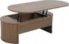A coffee table with a lift-top mechanism is shown against a white background. Voir les images du produit