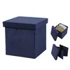 Urban Living Sitzhocker faltbar Sitzwürfel "VELOURS COTELÉ" Produktbild-Vorschau 5